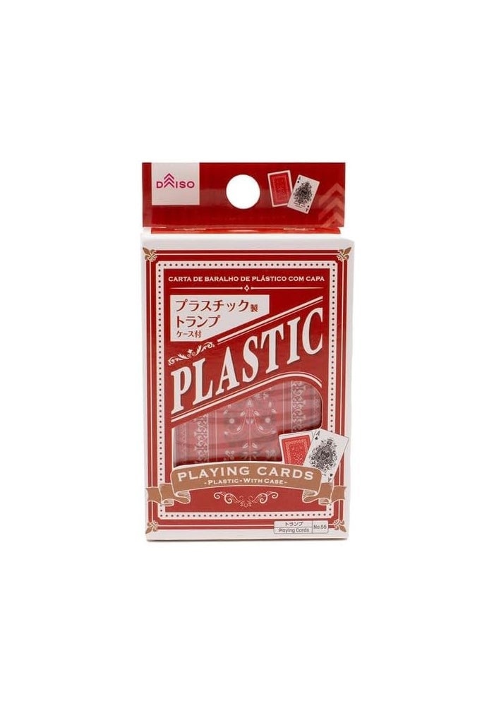 Daiso Plastic Playing Cards with Case